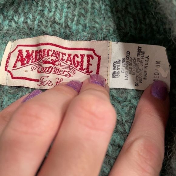 𝅺8.american  eagle women’s size M sweater. Good condition contains wool. - Picture 4 of 4